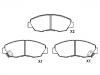 тормозная кладка Brake Pad Set:45022-SM4-A00