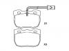 Bremsbelagsatz, Scheibenbremse Brake Pad Set:RTC6781