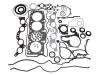 Dichtungsvollsatz, Motor Full Gasket Set:04111-74051