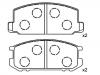 Bremsbelagsatz, Scheibenbremse Brake Pad Set:04491-12130