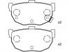 Bremsbelagsatz, Scheibenbremse Brake Pad Set:58302-29A00