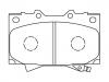 Bremsbelagsatz, Scheibenbremse Brake Pad Set:04465-60220