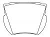 刹车片 Brake Pad Set:D25-709